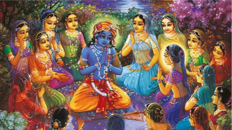 भगवान कृष्ण और गोपियों का प्रेम