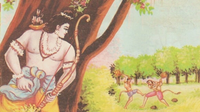 भगवान राम ने किया बाली वध